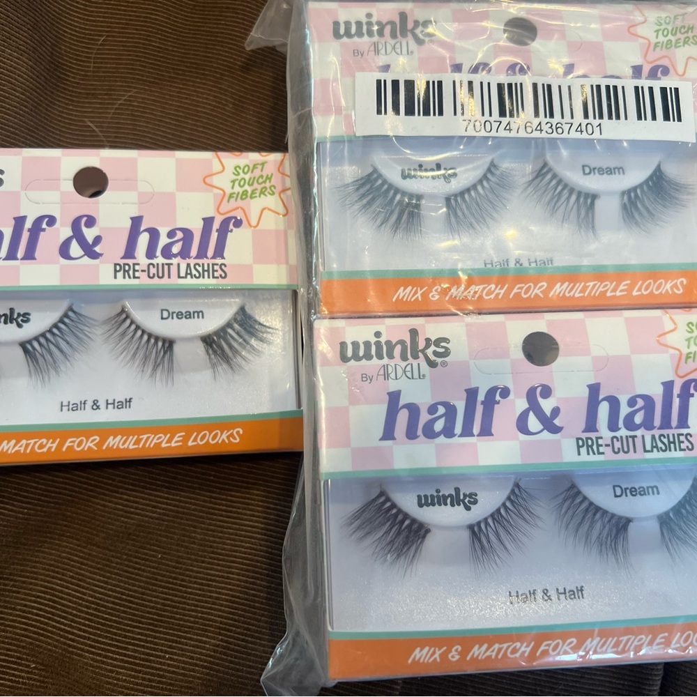 Half & Half Pre-Cut Lashes - Black